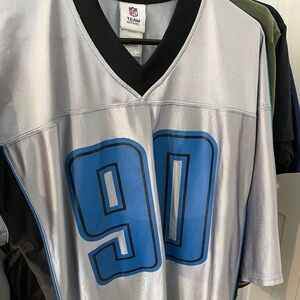 NFL Team Apparel-Detroit  Lions Jersey #90 Ndamukong Suh- XL